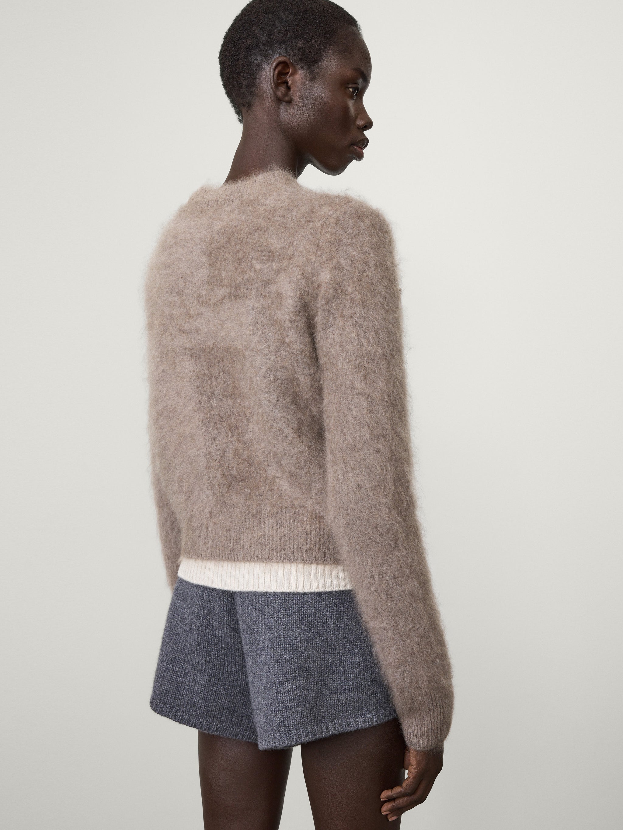トップス Brushed Wool Mohair Cardigan The Azalea Cardigan – LISA YANG