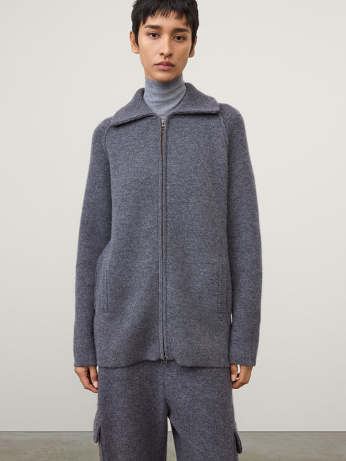 The Gardenia Zip Cardigan