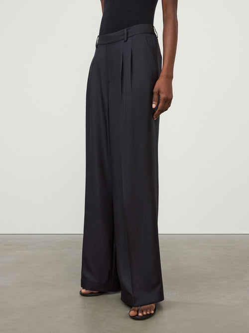 Tailored Wide Leg Trousers